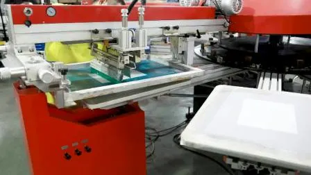 Automatischer Vierfarben-Siebdrucker von SPG mit Digitaldruckmaschine der Yz-Serie