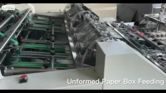 Doppellinien-Papierschachtelmaschine zur Herstellung von Einweg-Pizza-Burger-Lunch-Fast-Food-Papierschalen zum Mitnehmen