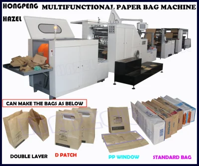 Maschine zur Herstellung von Papiertüten mit quadratischem Boden und 2 Farben, 4 Farben online