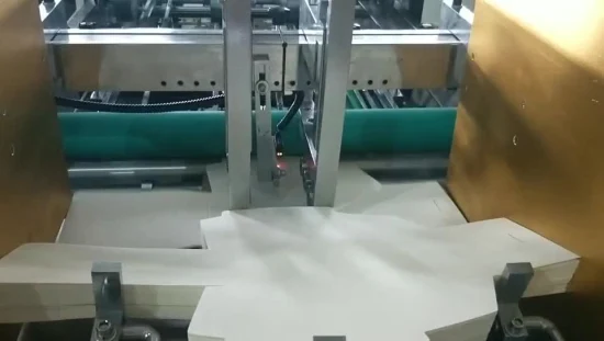 Maschine zur Herstellung kleiner Lunchboxen aus Kraftpapier