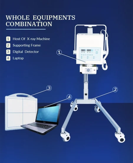 My-D019A Medizinisches Krankenhausinstrument Digitales tragbares Röntgengerät
