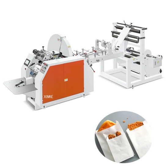 Hochgeschwindigkeits-Sharp-V-Boden-Schwarzbrot-Papiertüten-Herstellungsmaschine zum Mitnehmen Preis